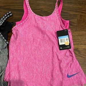 Girls Nike Dri-fit,  pink NWT, black NWOT size S